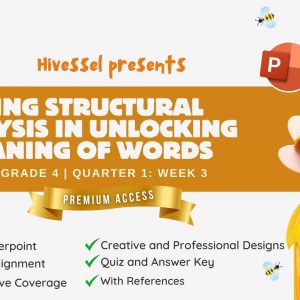 English 4, Quarter 1 Lesson 3