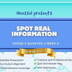 English 9, Quarter 4 Lesson 8