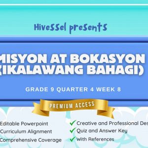 GMRC 9, Quarter 4 Lesson 8