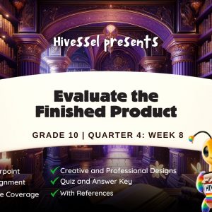 TLE 10, Quarter 4 Lesson 8 (Cookery)