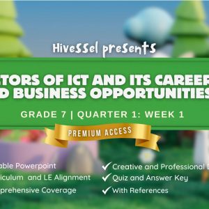 TLE Grade 7 (Lessons 1)