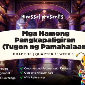 AP 10, Quarter 1 Lesson 3