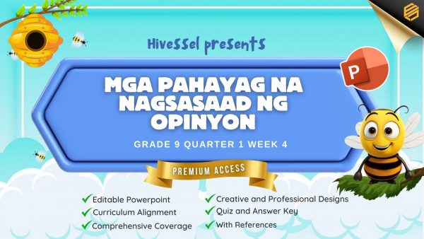 Filipino 9, Quarter 1 Lesson 4