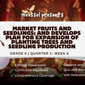 TLE 6 Quarter 1 Lesson 6