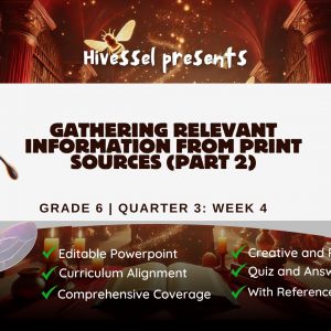 English 6 Quarter 3 Lesson 4