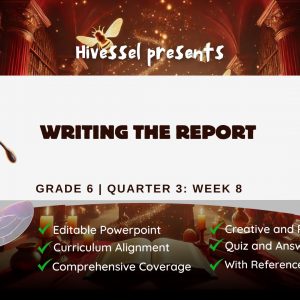 English 6 Quarter 3 Lesson 8