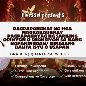 Filipino 6 Quarter 4 Lesson 2