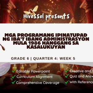 AP 6 Quarter 4 Lesson 5