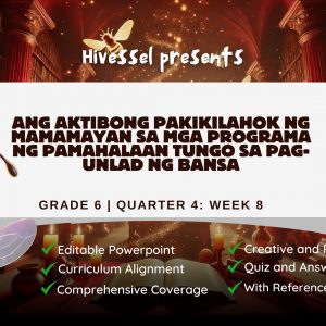 AP 6 Quarter 4 Lesson 8