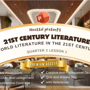 21st Century Literature Quarter 2 Lesson 1