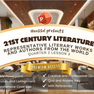 21st Century Literature Quarter 2 Lesson 3