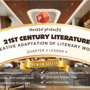 21st Century Literature Quarter 2 Lesson 4