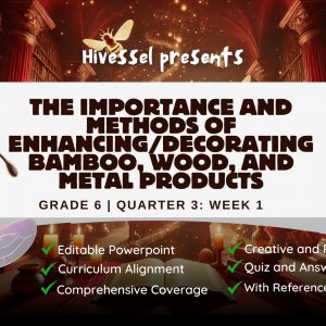 TLE 6 Quarter 3 Lesson 1 (MELCS)