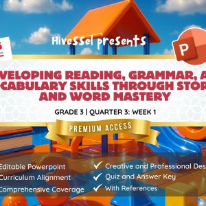 English 3 Quarter 3 Week 1