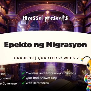 AP 10, Quarter 2 Lesson 7 (MELCs)