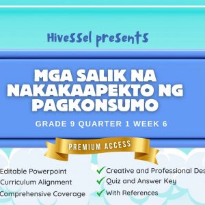 AP 9, Quarter 1 Lesson 6 (MELCS)