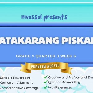 AP 9, Quarter 3 Lesson 6 (MELCS)