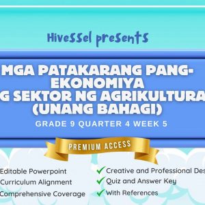 AP 9, Quarter 4 Lesson 5 (MELCS)