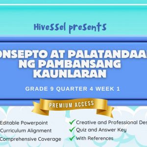 AP 9, Quarter 4 Lesson 1 (MELCS)