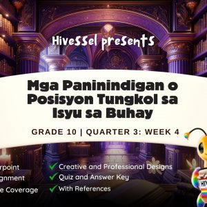 GMRC 10, Quarter 3 Lesson 4 (MELCs)