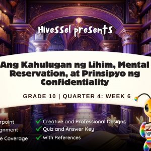 GMRC 10, Quarter 4 Lesson 6 (MELCs)