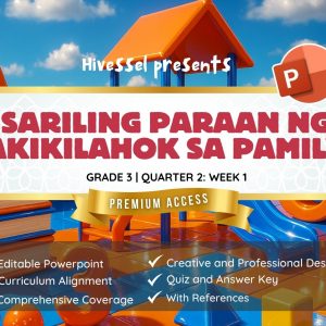 ESP 3 Quarter 2 Week 1