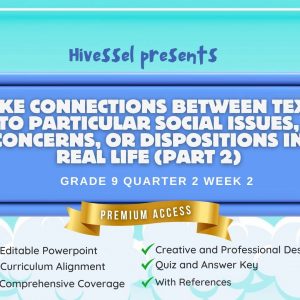 English 9, Quarter 2 Lesson 2 (MELCS)
