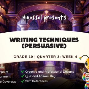 English 10, Quarter 3 Lesson 4 (MELCs)