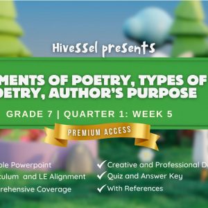 English 7, Quarter 1 Lesson 5