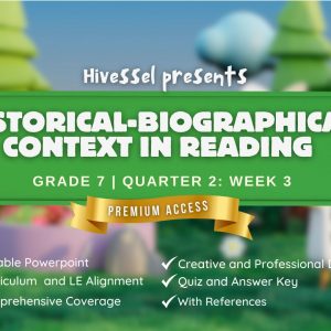 English 7, Quarter 2 Lesson 3