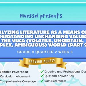 English 9, Quarter 2 Lesson 6 (MELCS)