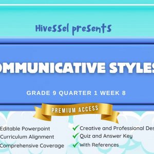 English 9, Quarter 1 Lesson 8 (MELCS)