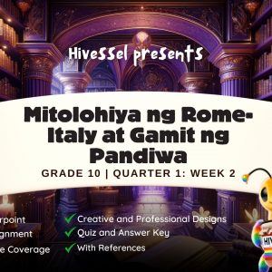 Filipino 10, Quarter 1 Lesson 2 (MELCs)