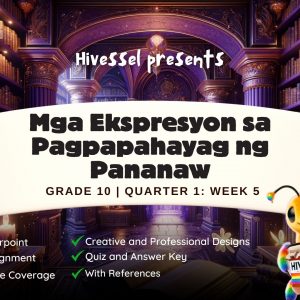 Filipino 10, Quarter 1 Lesson 5 (MELCs)