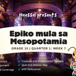 Filipino 10, Quarter 1 Lesson 7 (MELCs)