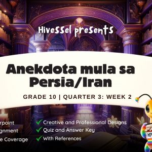 Filipino 10, Quarter 3 Lesson 2 (MELCs)