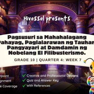 Filipino 10, Quarter 4 Lesson 7 (MELCs)