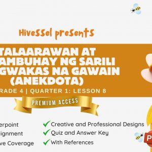 FILIPINO 4, Quarter 1 Lesson 8