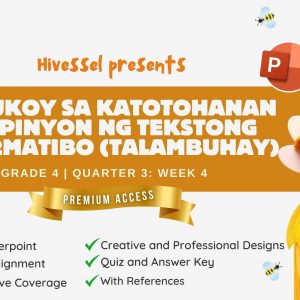 Filipino 4, Quarter 3 Lesson 4