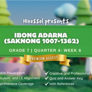 Filipino 7, Quarter 4 Lesson 6