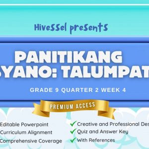 Filipino 9, Quarter 2 Lesson 4 (MELCS)