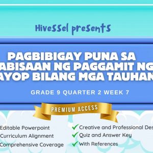 Filipino 9, Quarter 2 Lesson 7 (MELCS)