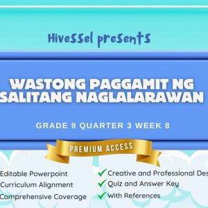 Filipino 9, Quarter 3 Lesson 8 (MELCS)