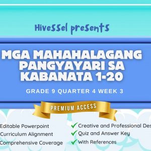 Filipino 9, Quarter 4 Lesson 3 (MELCS)