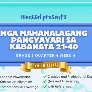 Filipino 9, Quarter 4 Lesson 4 (MELCS)