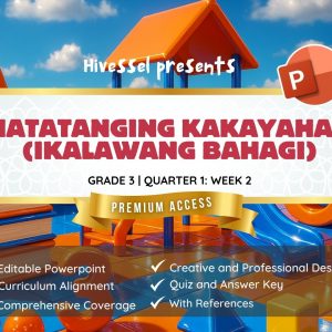 ESP 3 Quarter 1 Week 2