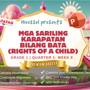 GMRC 1 Quarter 1 Lesson 8