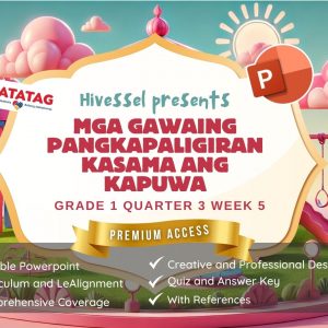 GMRC 1, Quarter 3 Lesson 5