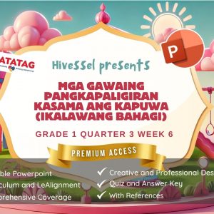 GMRC 1, Quarter 3 Lesson 6