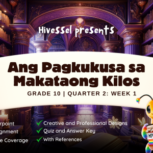 GMRC 10, Quarter 2 Lesson 1 (MELCs)